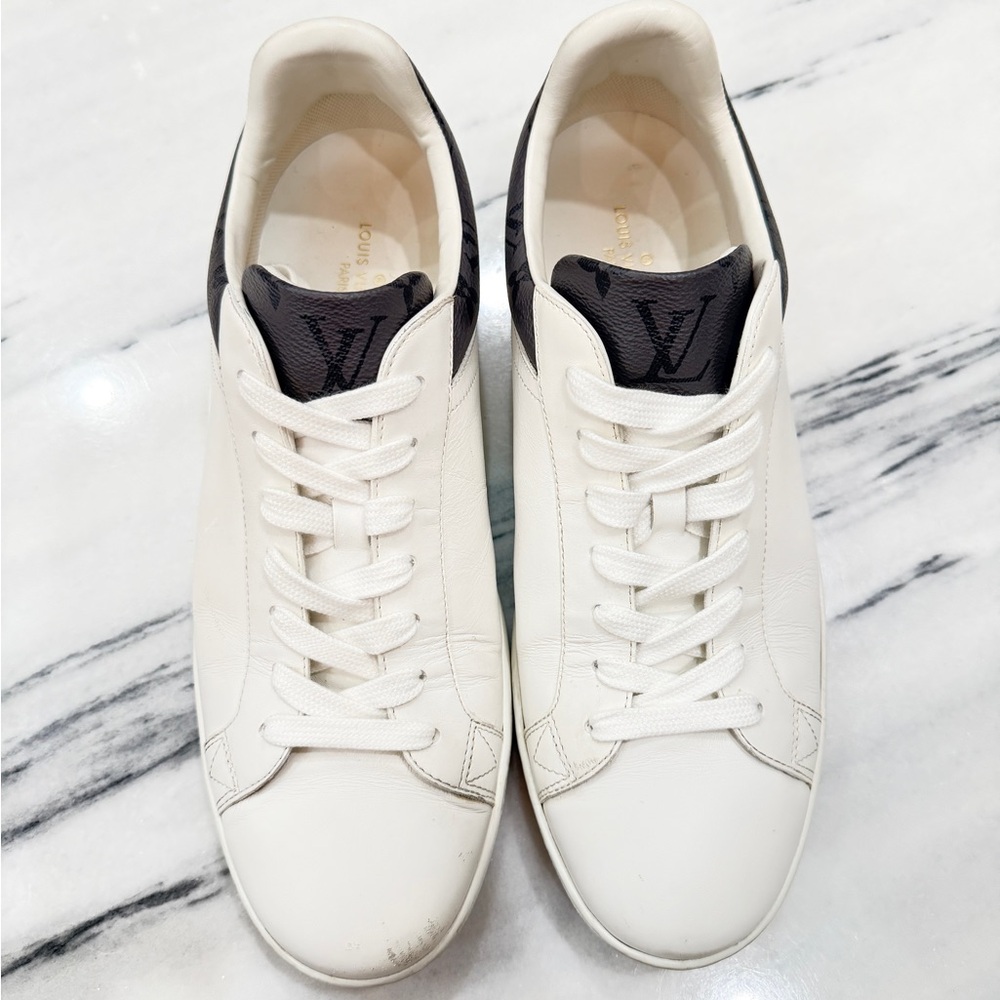 Louis Vuitton White and Black Men's Sneakers
